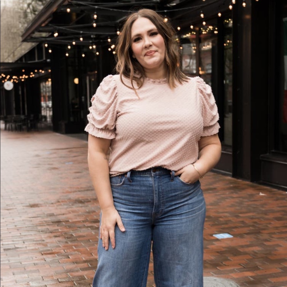 Gibson x Women's Day Rebecca Ruffle Sleeve Blouse